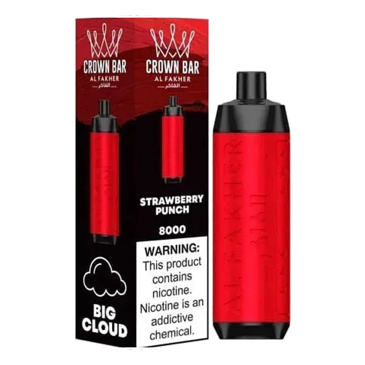 AL FAKHER CROWN BAR 8000 PUFFS Best Vape Shop (2026) best price UAE — ESMA certified