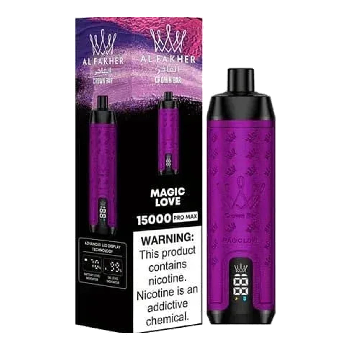 Al Fakher Crown Bar Crown Bar Hypermax 15000 Puff’S Best Vape Shop (2026) Uae — AED 50 | Emirates Vapor