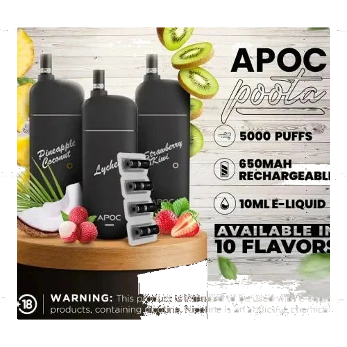 APOC POOTA | Best Vape Shop Dubai | Emirates Vapor UAE