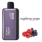 HQD Miracle 8000 Puffs Zero Nicotine 0mg Vape UAE | Emirates Vapor UAE