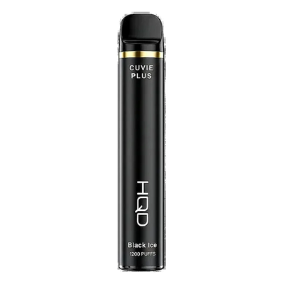 HQD Black Ice 1200 Puffs Cuvie Plus Disposable Vape 50mg UAE