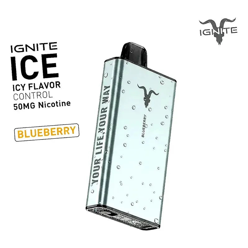 IGNITE Ice 40000 Puffs Disposable Vape ICY flavour 50 mg nicotine best price UAE — ESMA certified
