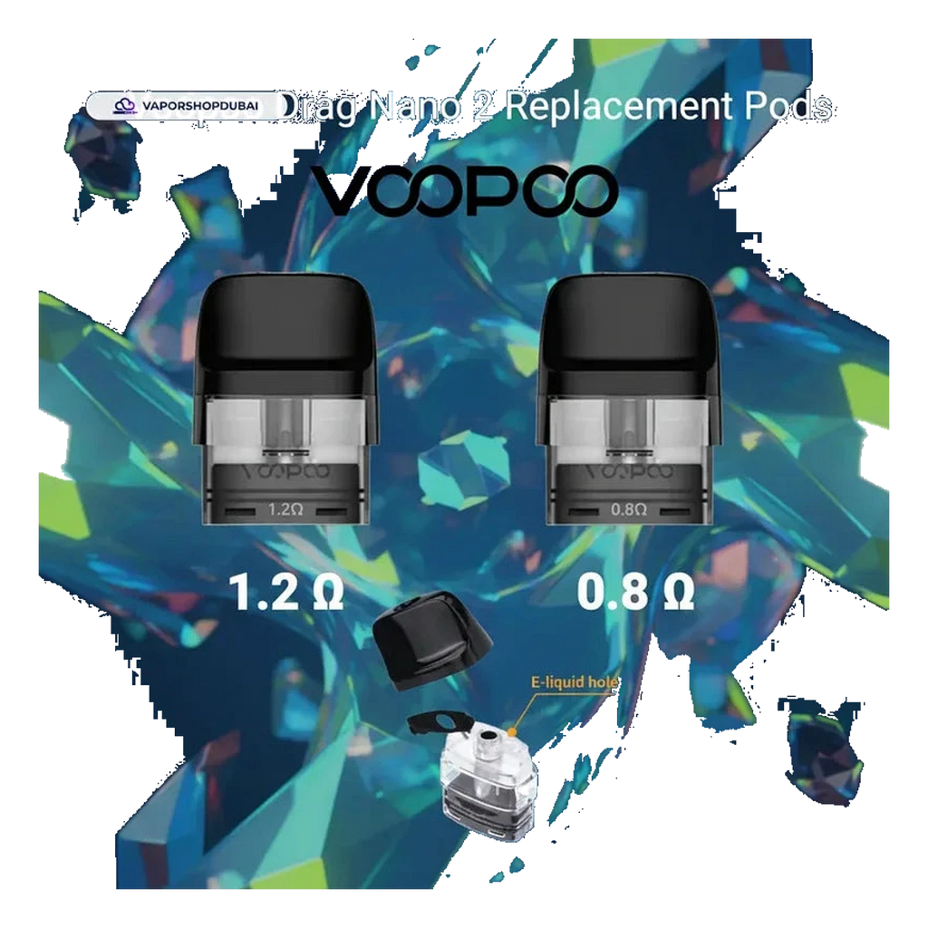 Buy Voopoo Buy Voopoo Drag Nano 2 Replacement Pods 3pcs/pack Dubai same-day delivery