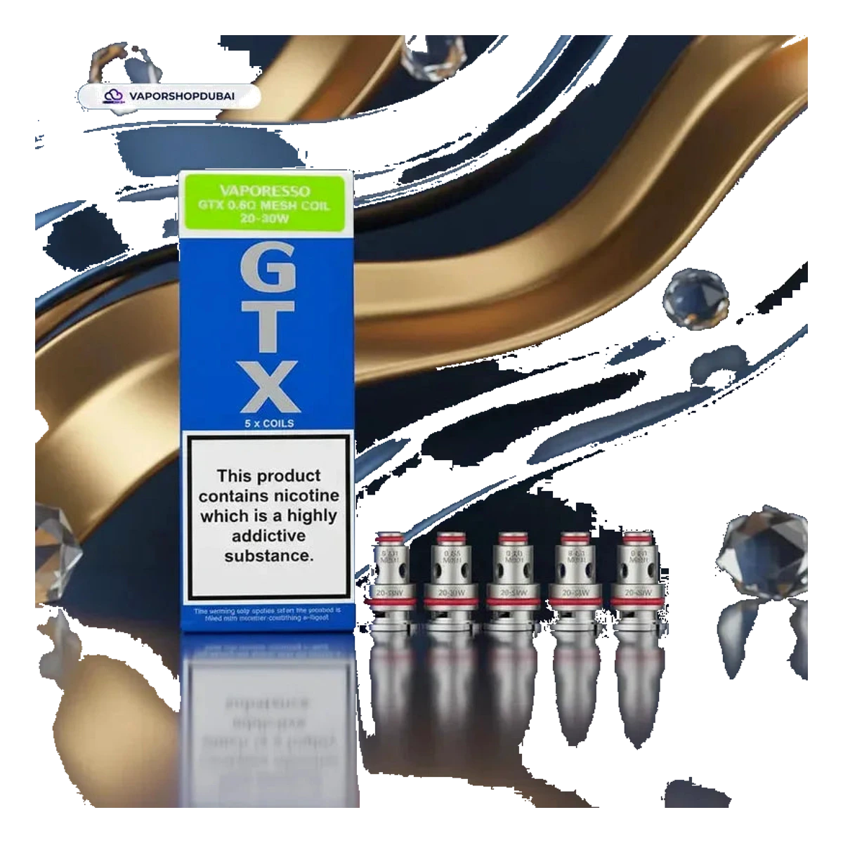 Vaporesso Gtx Replacement Coils — AED 40 | Emirates Vapor