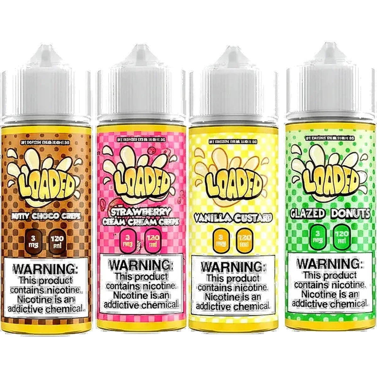 Loaded 120ml Vape Liquid strawberry-jelly-donut UAE | Emirates Vapor