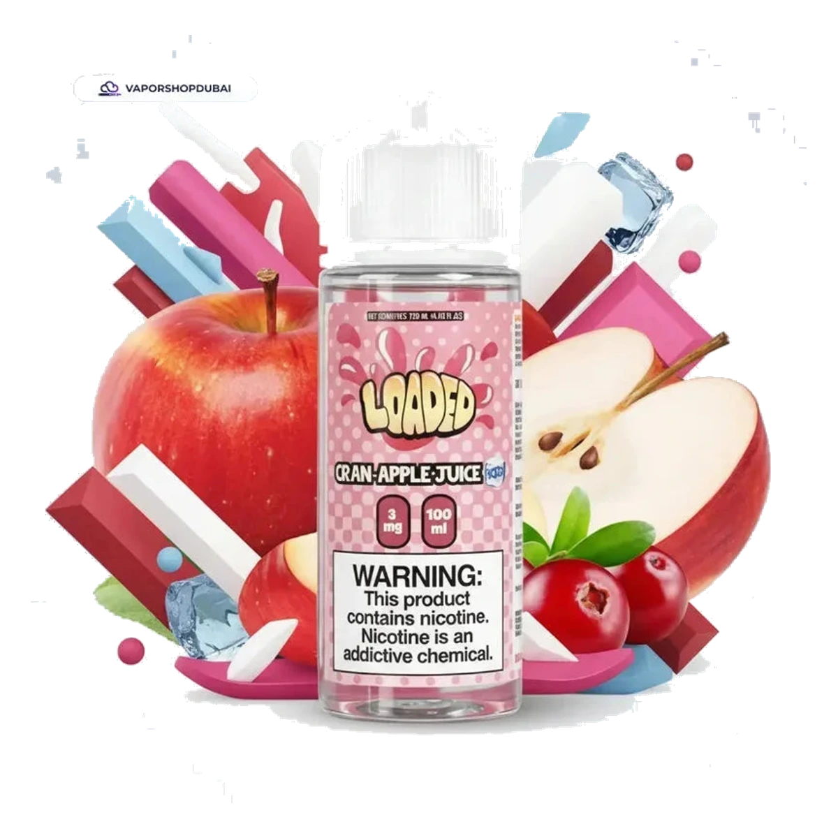 Loaded 120ml Vape Liquid flavors UAE | Emirates Vapor Dubai