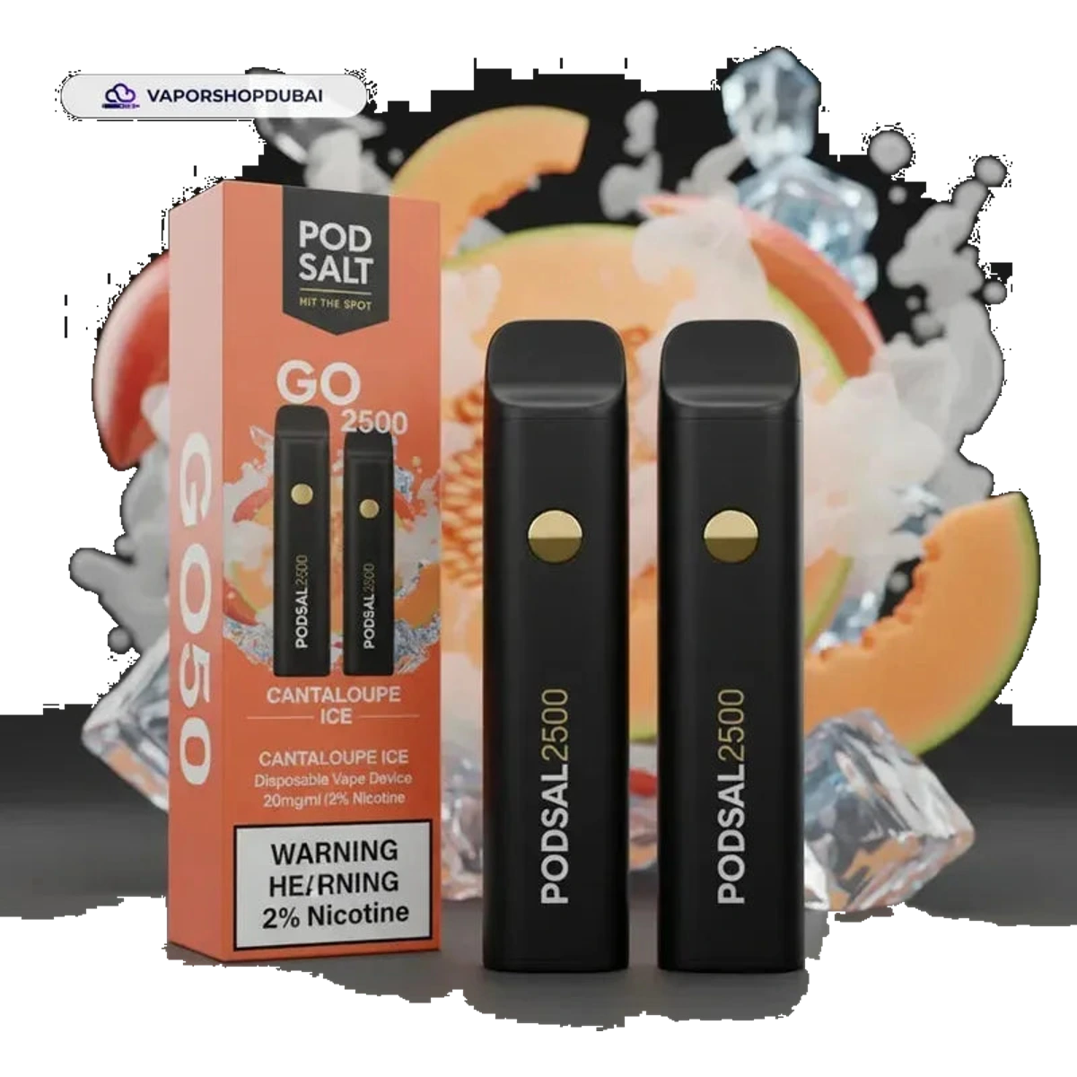 Buy POD SALT POD SALT Go 2500 Puffs Disposable Vape Device 20mg Dubai same-day delivery