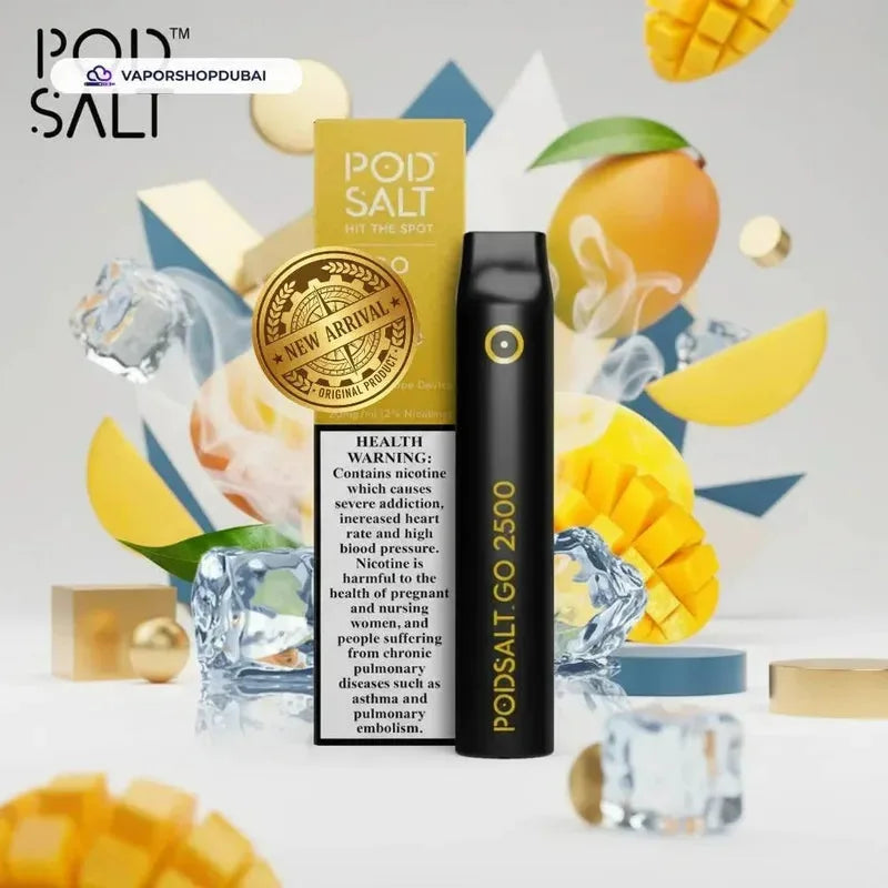 Buy POD SALT POD SALT Go 2500 Puffs Disposable Vape Device 20mg Dubai same-day delivery