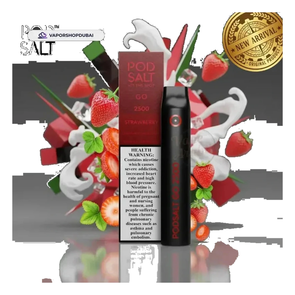 POD SALT Go 2500 Puffs Disposable Vape Device 20mg UAE — Buy Dubai | Emirates Vapor