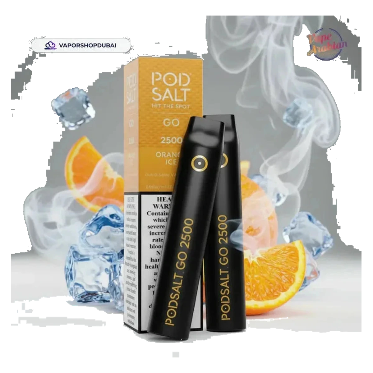 POD SALT Go 2500 Puffs Disposable Vape Device 20mg options UAE | Emirates Vapor Dubai