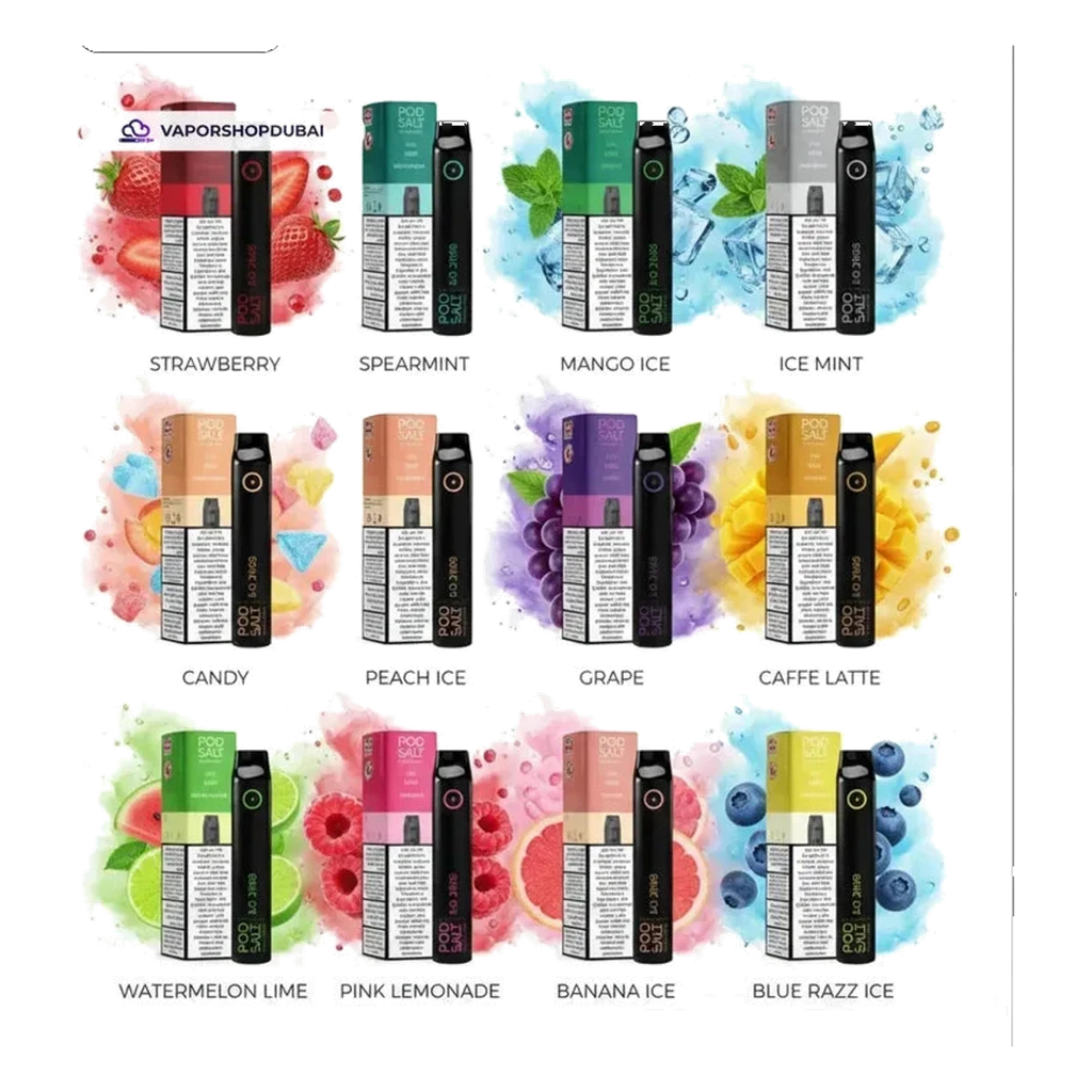 POD SALT Go Disposable Vape 2500 Puffs flavors UAE | Emirates Vapor Dubai
