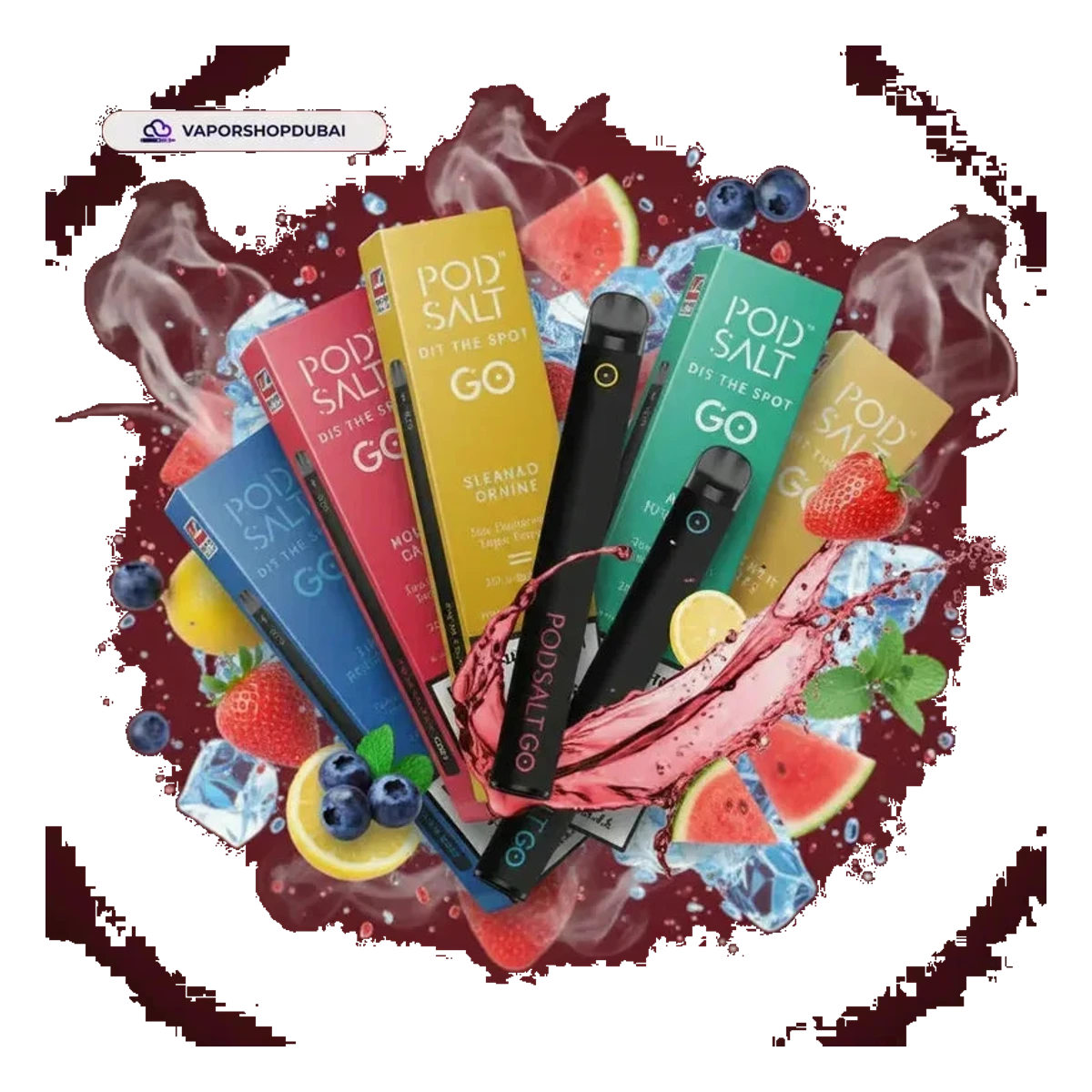 Buy POD SALT POD SALT Go Disposable Vape 2500 Puffs Dubai same-day delivery