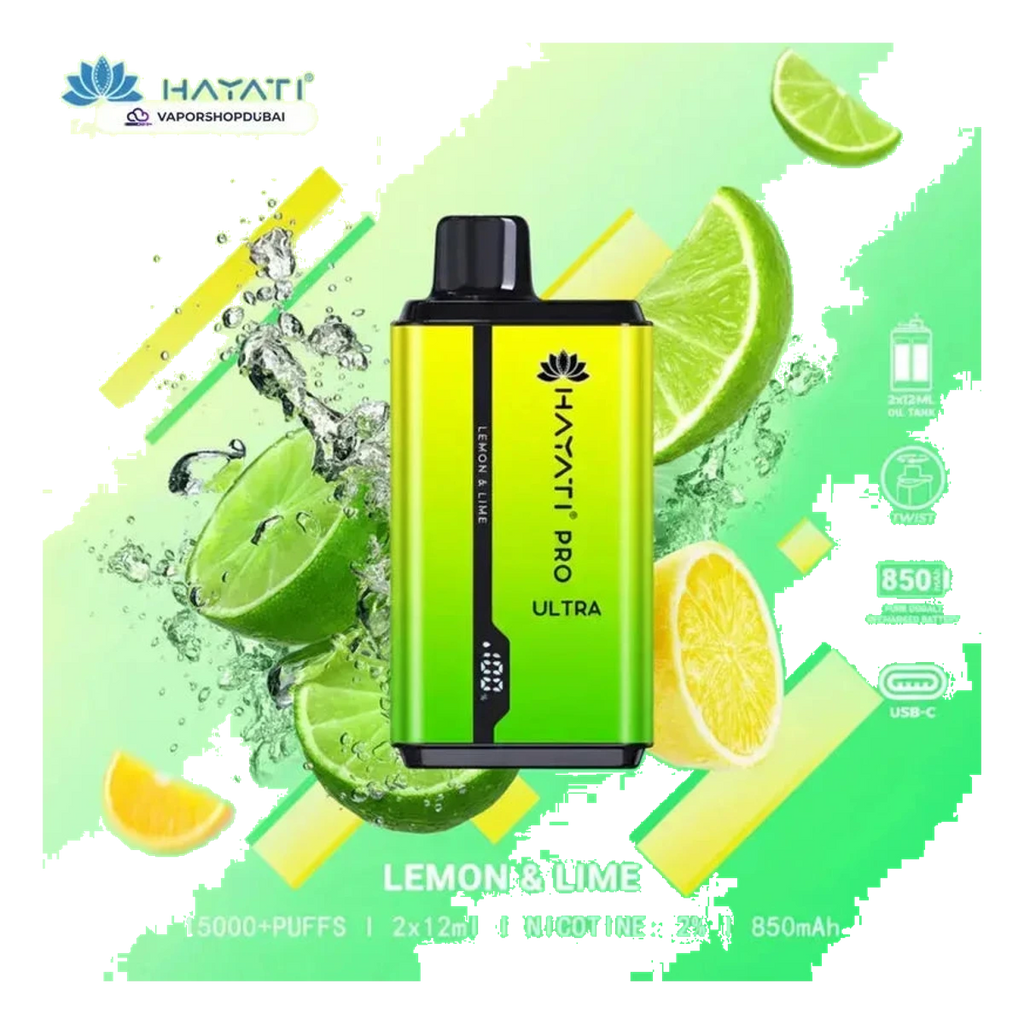 Hayati Pro Ultra 15000 Puffs Disposable Vape In UAE | Emirates Vapor UAE