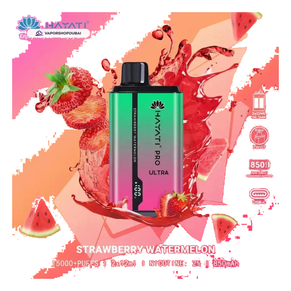 Hayati Pro Ultra 15000 Puffs Disposable Vape In UAE | Emirates Vapor UAE
