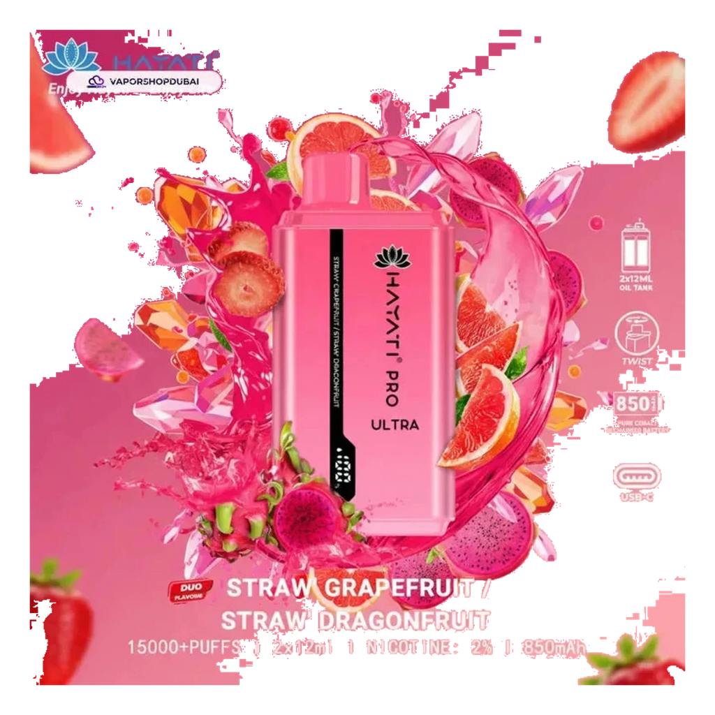 Hayati Pro Ultra 15000 Puffs Disposable Vape In UAE | Emirates Vapor UAE