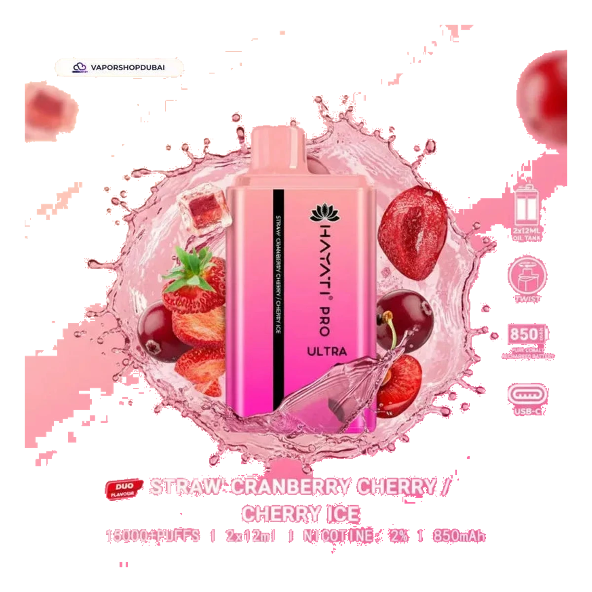 Hayati Pro Ultra 15000 Puffs Disposable Vape In UAE | Emirates Vapor UAE