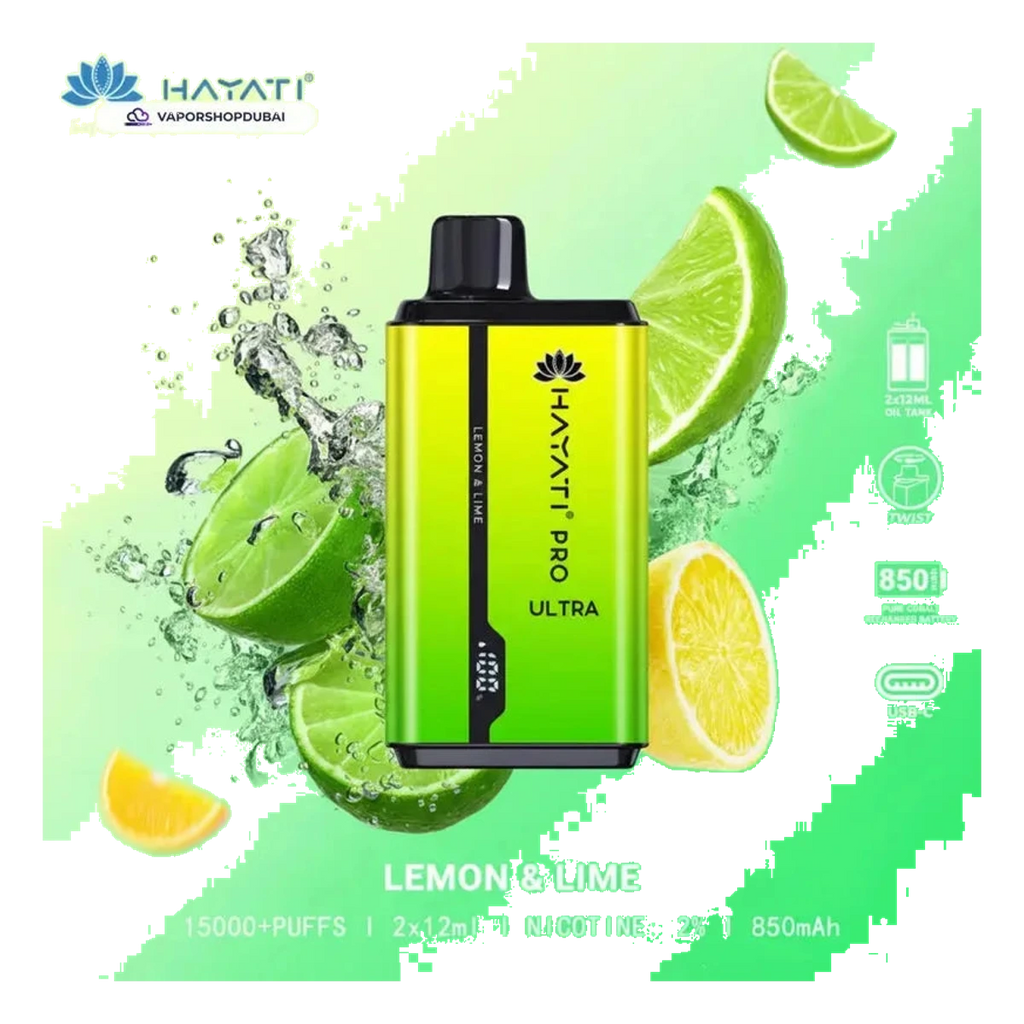 Hayati Pro Ultra 15000 Puffs Disposable Vape In UAE | Emirates Vapor UAE