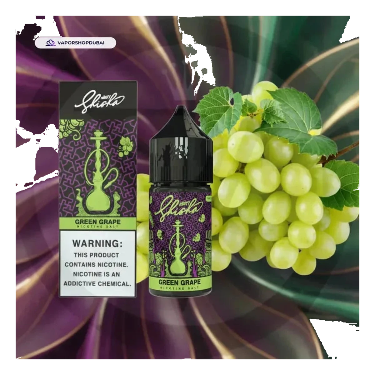 GREEN GRAPE BY NASTY SHISHA NICOTINE SALT 30ML | Emirates Vapor UAE
