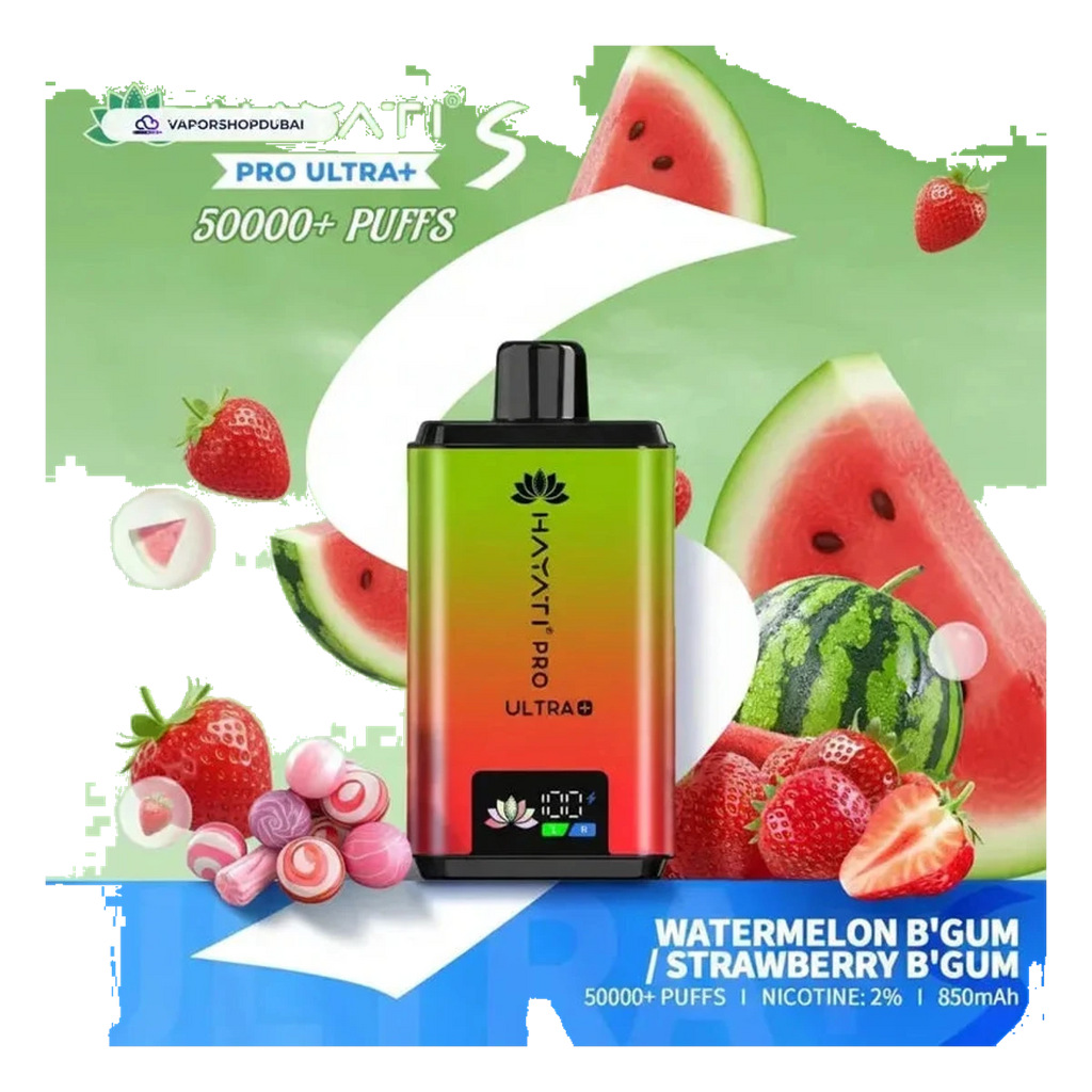 Hayati Pro Ultra+ S 50000 Puffs Disposable Vape flavors UAE | Emirates Vapor Dubai