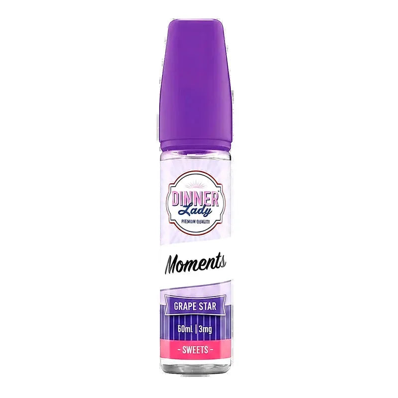 Grape Star Dinner Lady Moments 60ml 3mg options UAE | Emirates Vapor Dubai