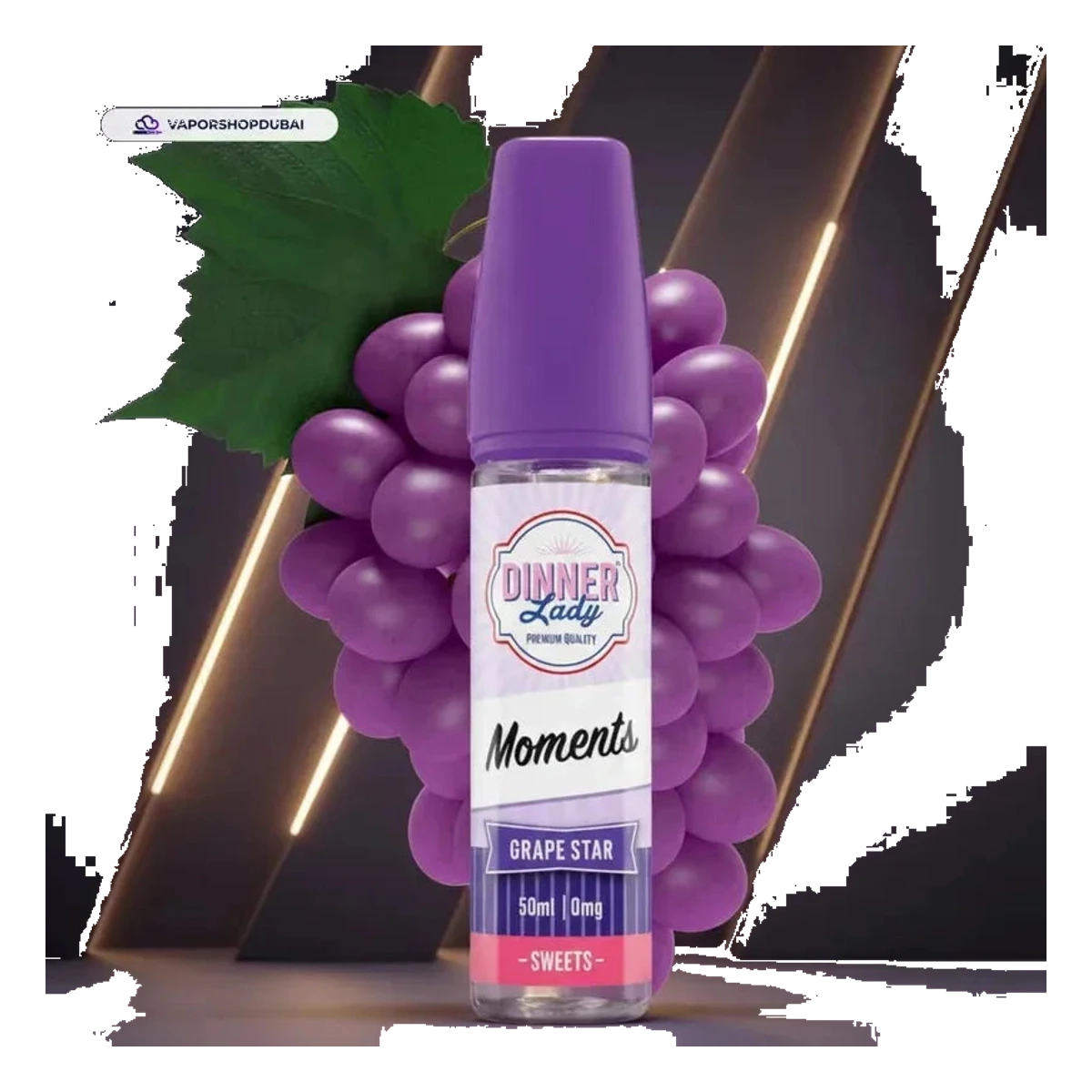 Grape Star Dinner Lady Moments 60Ml 3Mg Uae — AED 45 | Emirates Vapor