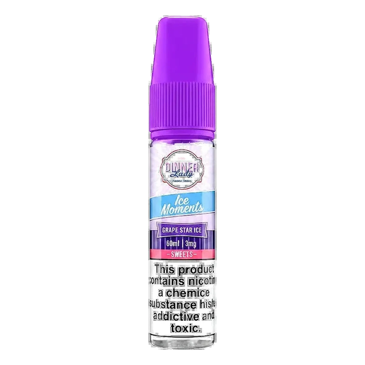 Grape Star Dinner Lady Ice Moments 60ml 3mg 6-mg UAE | Emirates Vapor