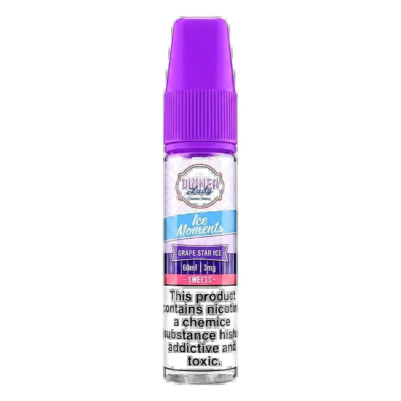 Grape Star Dinner Lady Ice Moments 60ml 3mg options UAE | Emirates Vapor Dubai