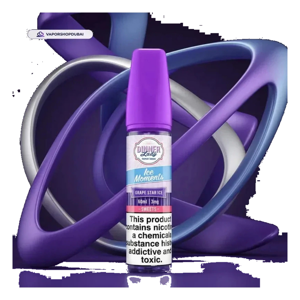 Grape Star Dinner Lady Ice Moments 60Ml 3Mg Uae — AED 45 | Emirates Vapor