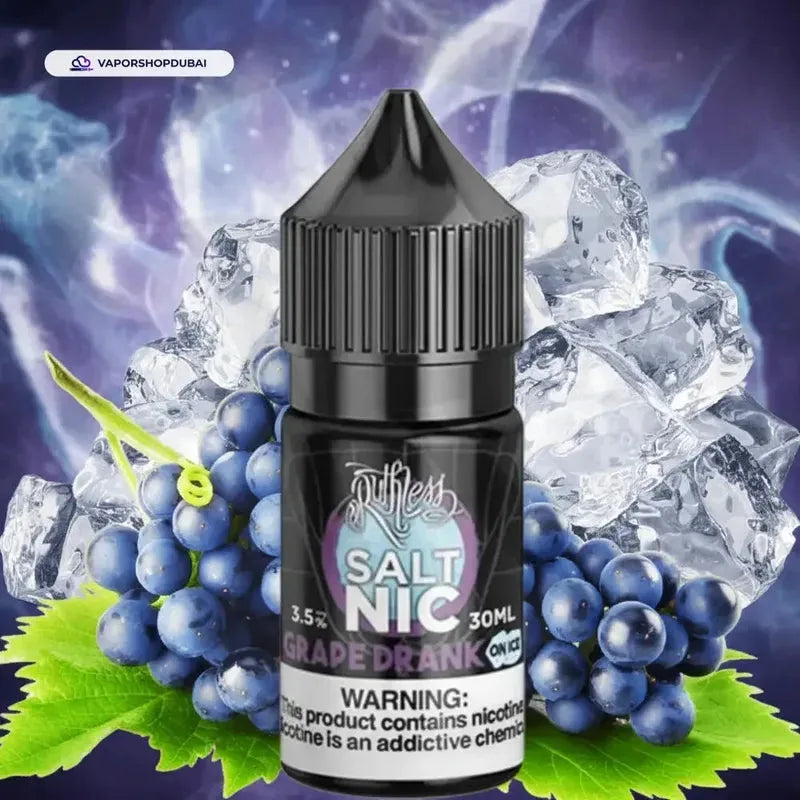 Buy Emirates Vapor Grape Drank On Ice Salt Ruthless 30Ml Dubai same-day delivery