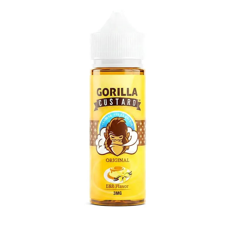 Gorilla Custard Original E-Liquid by E&amp;B Flavor 60ml &amp; 100ml options UAE | Emirates Vapor Dubai