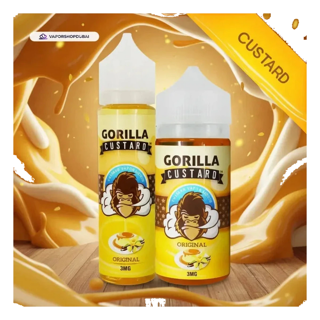 Gorilla Custard Original E-Liquid by E&amp;B Flavor 60ml &amp; 100ml UAE