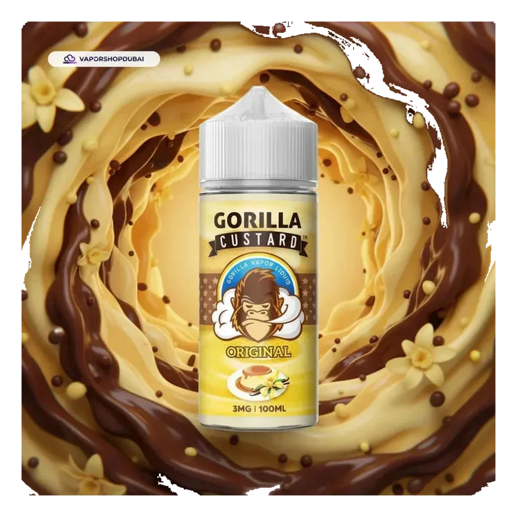 Buy Emirates Vapor Gorilla Custard 100ml E-Liquid Dubai same-day delivery