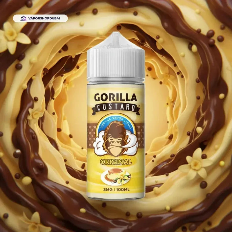Gorilla Custard 100ml E-Liquid UAE — Buy Dubai | Emirates Vapor