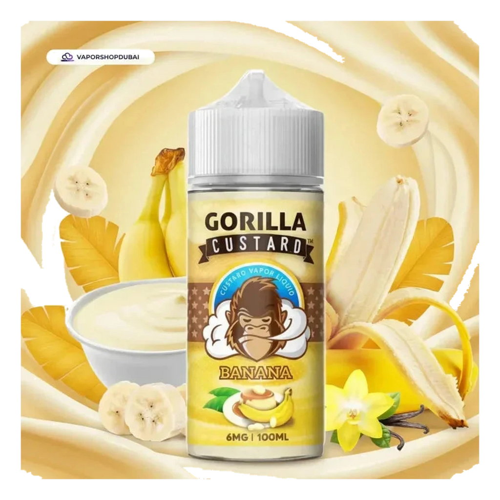 Gorilla Custard 100ml E-Liquid UAE — Buy Dubai | Emirates Vapor