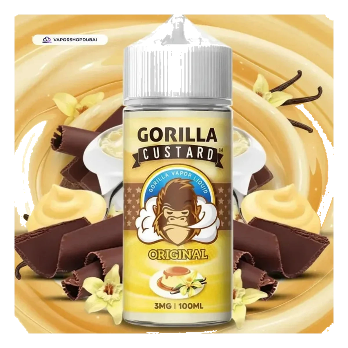Gorilla Custard 100Ml E-Liquid Uae — AED 55 | Emirates Vapor