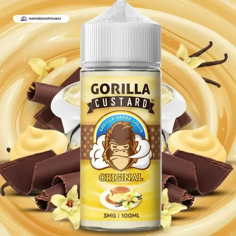 Gorilla Custard 100ml E-Liquid best price UAE — ESMA certified