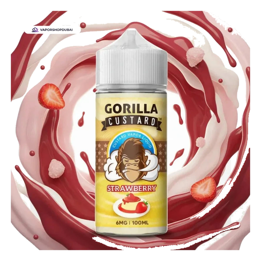 Gorilla Custard 100ml E-Liquid flavors UAE | Emirates Vapor Dubai