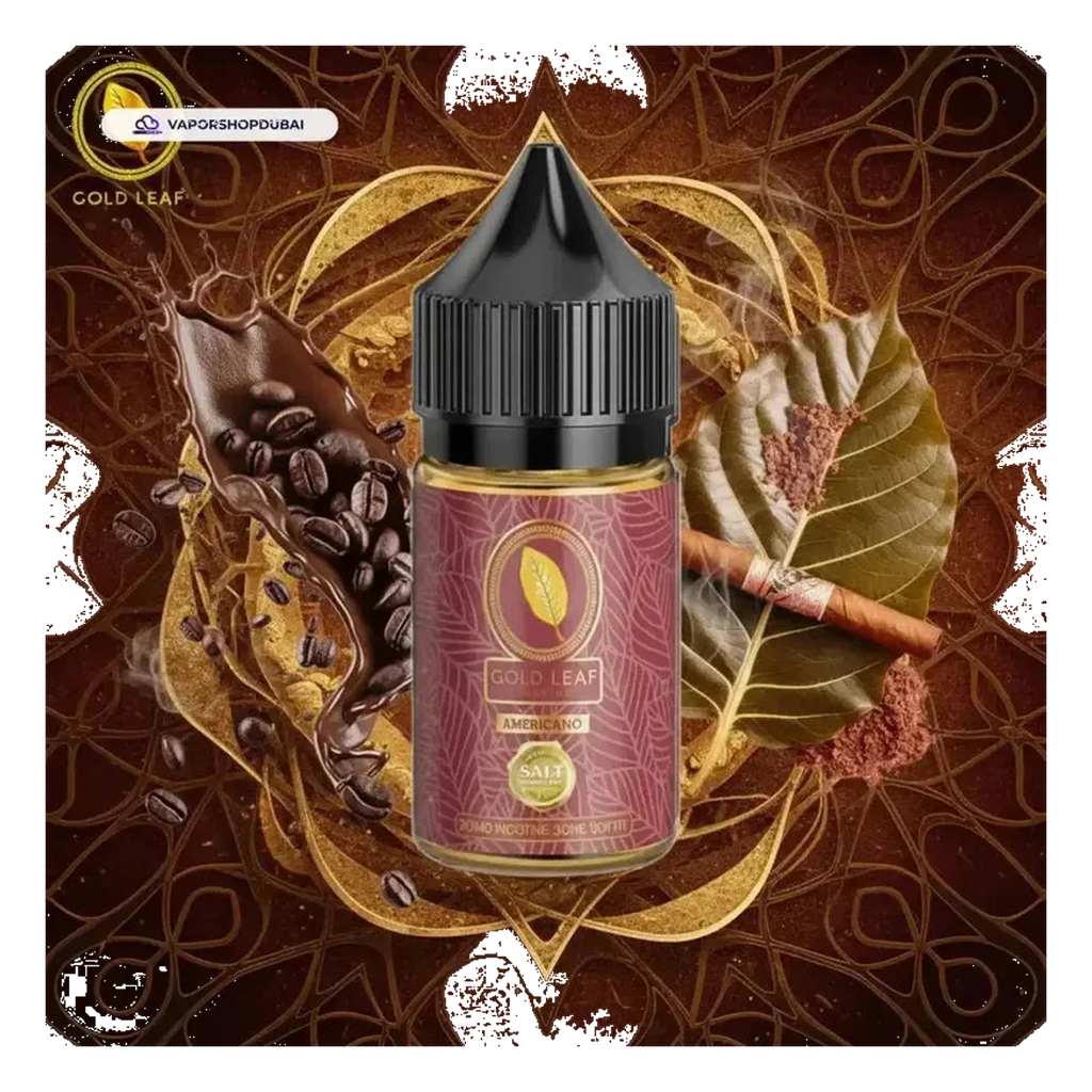 GOLD LEAF Salt Nic 30ml E-liquid best price UAE — ESMA certified