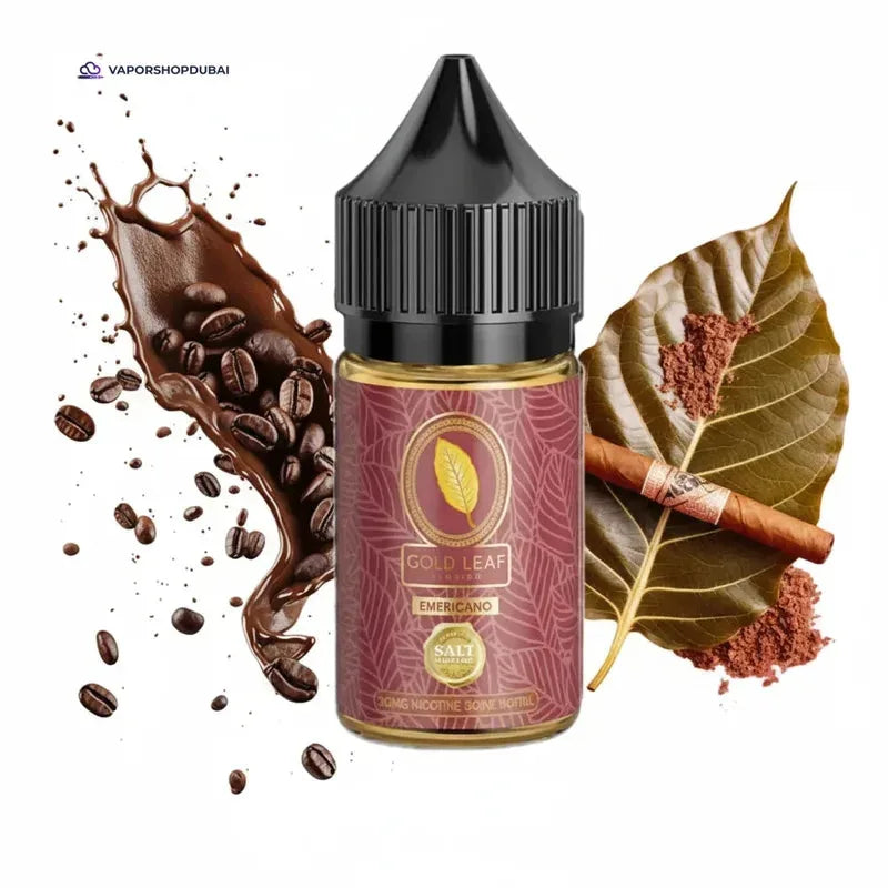 GOLD LEAF Salt Nic 30ml E-liquid best price UAE — ESMA certified