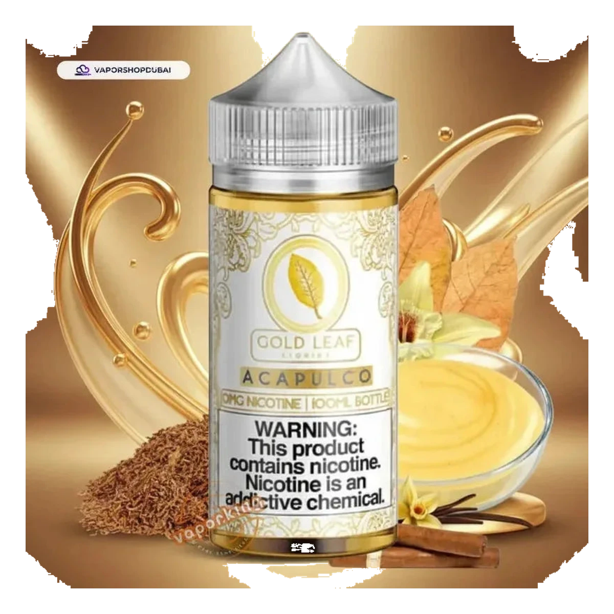 Buy Emirates Vapor Gold Leaf 100ML E Liquid Dubai same-day delivery