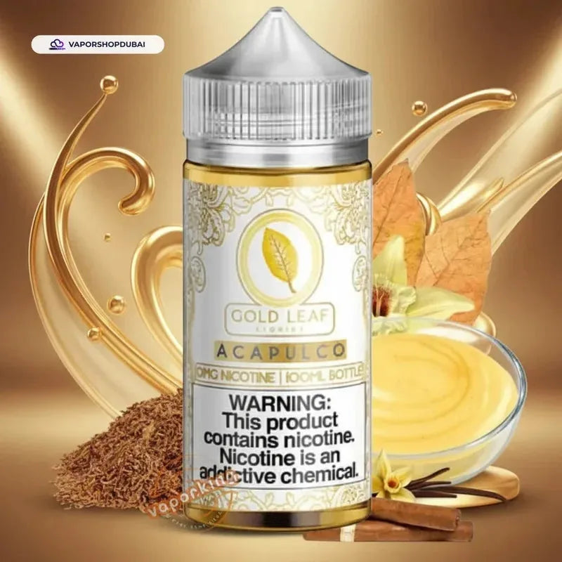 Gold Leaf 100ML E Liquid best price UAE — ESMA certified