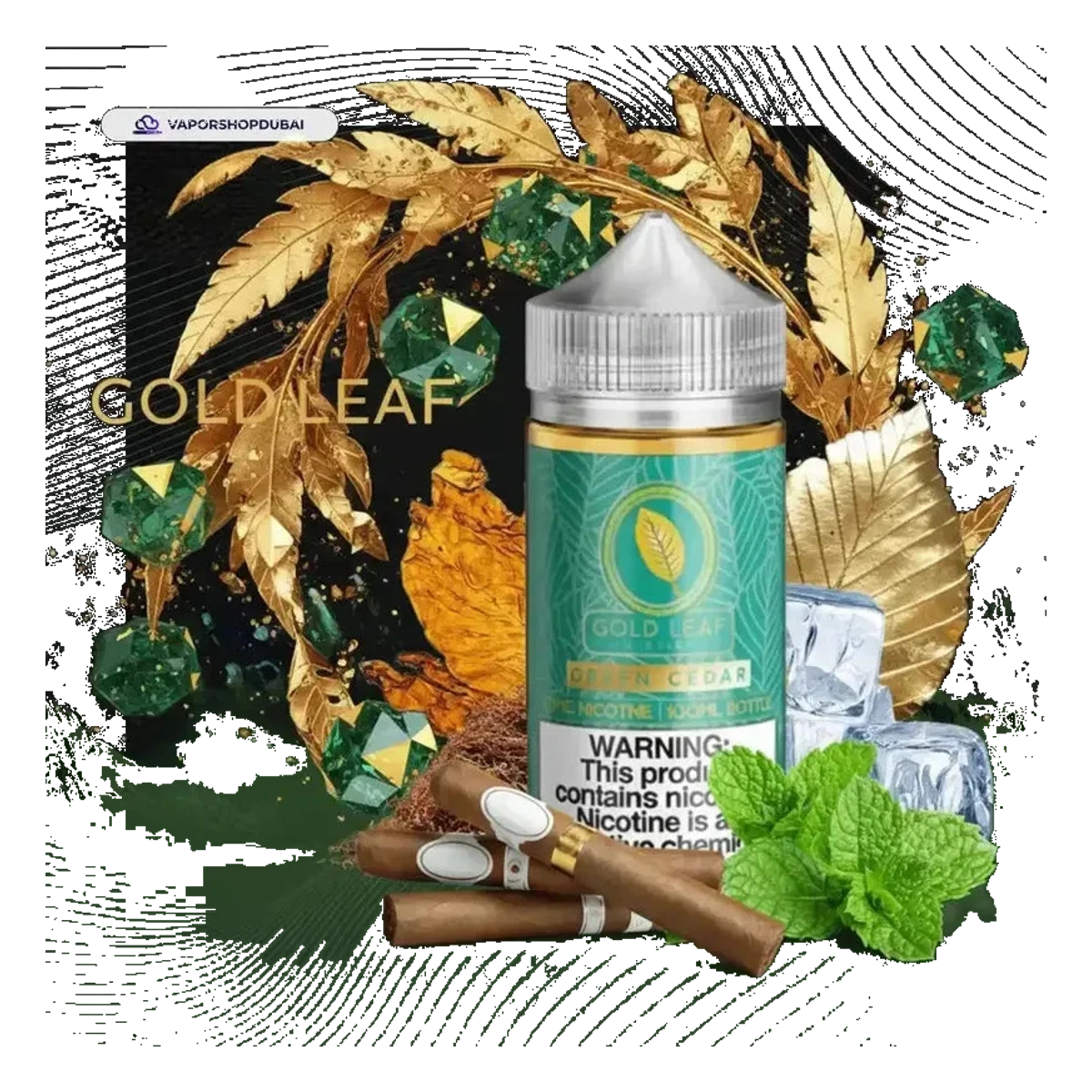 Gold Leaf 100ML E Liquid flavors UAE | Emirates Vapor Dubai
