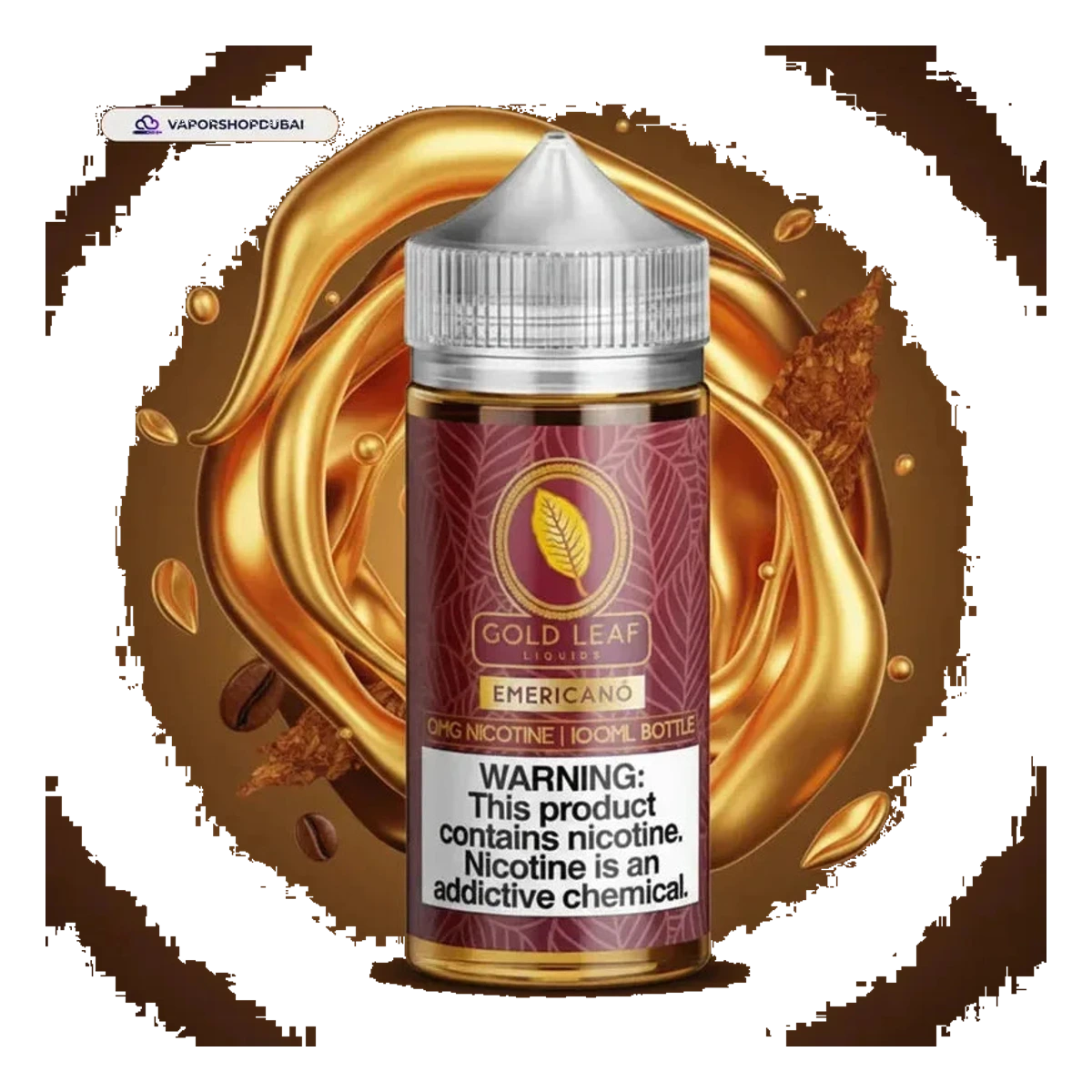 Gold Leaf 100ML E Liquid UAE — Buy Dubai | Emirates Vapor