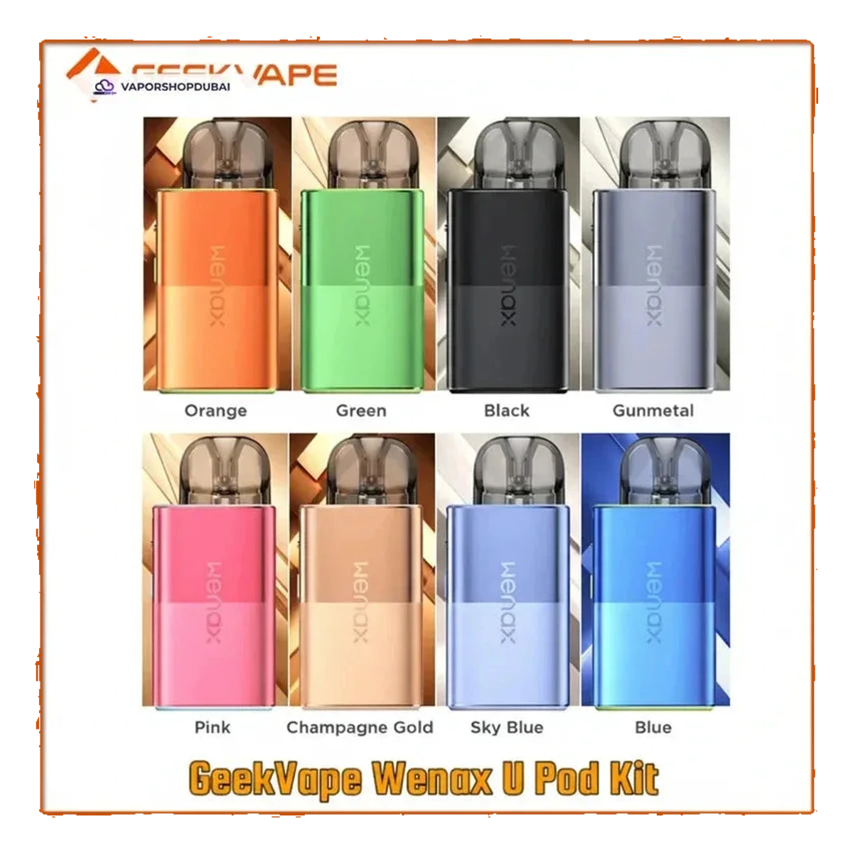Geekvape Wenax U Pod Kit 1000Mah Uae — AED 120 | Emirates Vapor