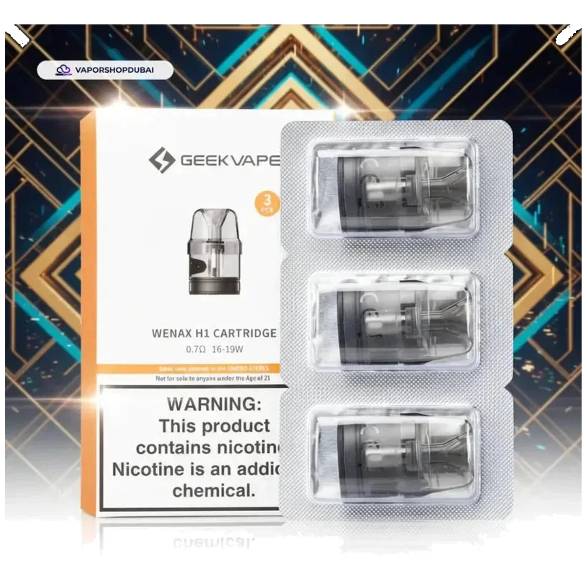Buy GeekVape GeekVape WENAX H1 Cartridge Pod Dubai same-day delivery