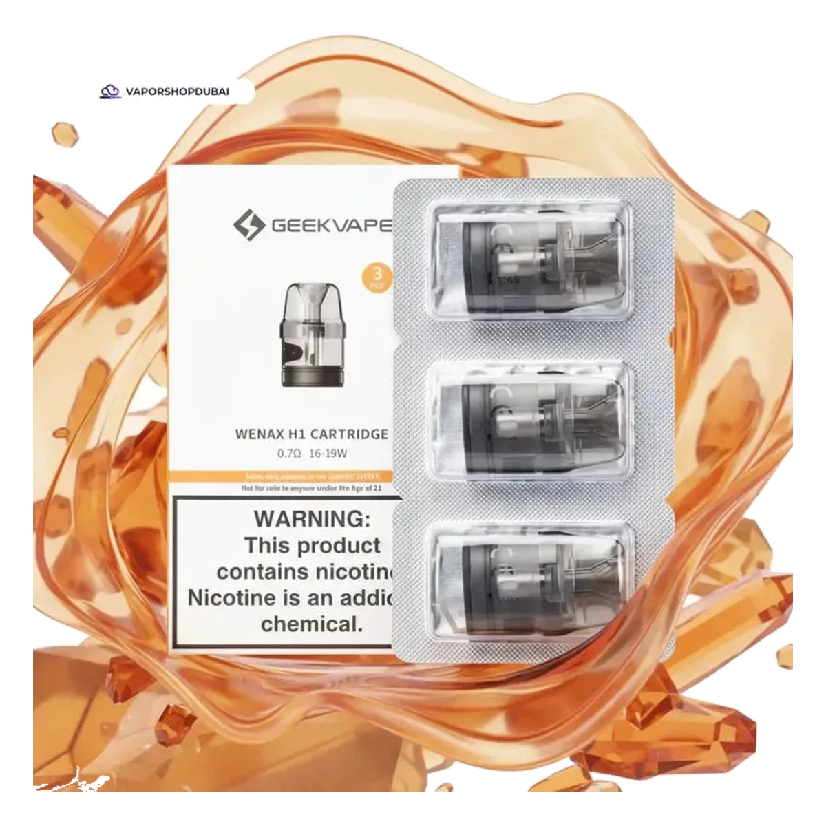 GeekVape WENAX H1 Cartridge Pod UAE — Buy Dubai | Emirates Vapor