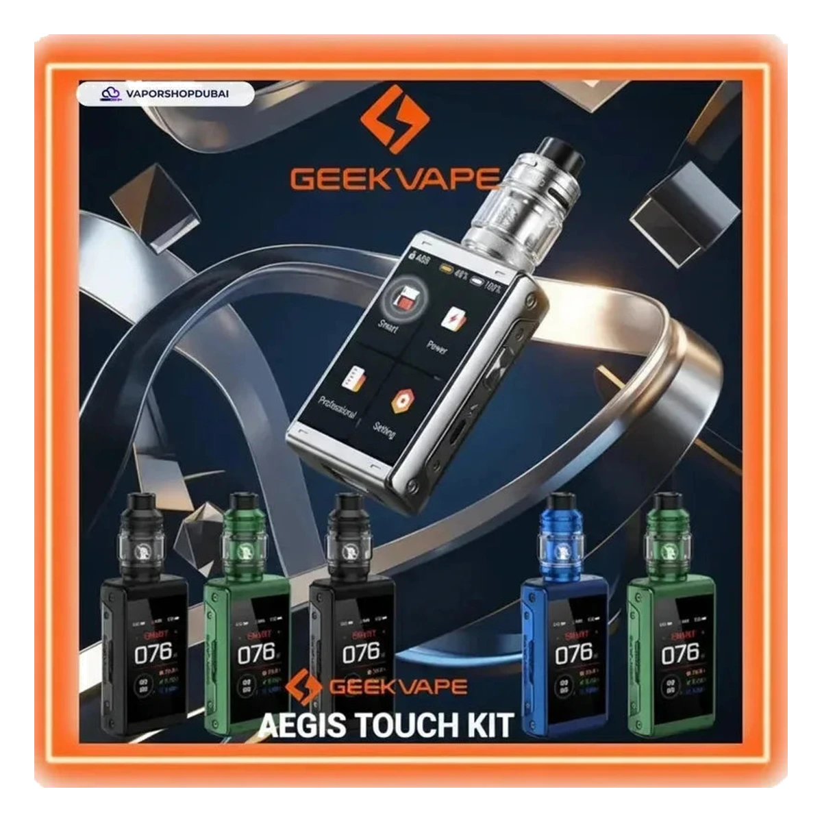 Geekvape T200 Aegis Touch Vape Kit With Z Tank Uae — AED 220 | Emirates Vapor