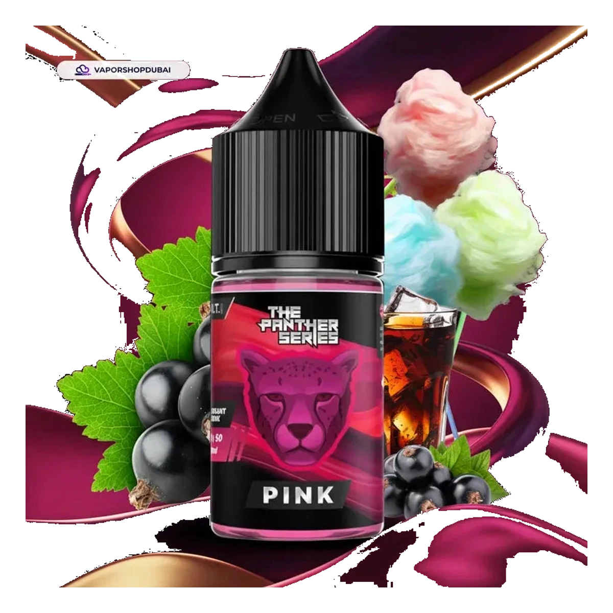 DR Vapes Panther Series Salt Nic 30ml E-Juice All Flavors 30mg &amp; 50mg best price UAE — ESMA certified