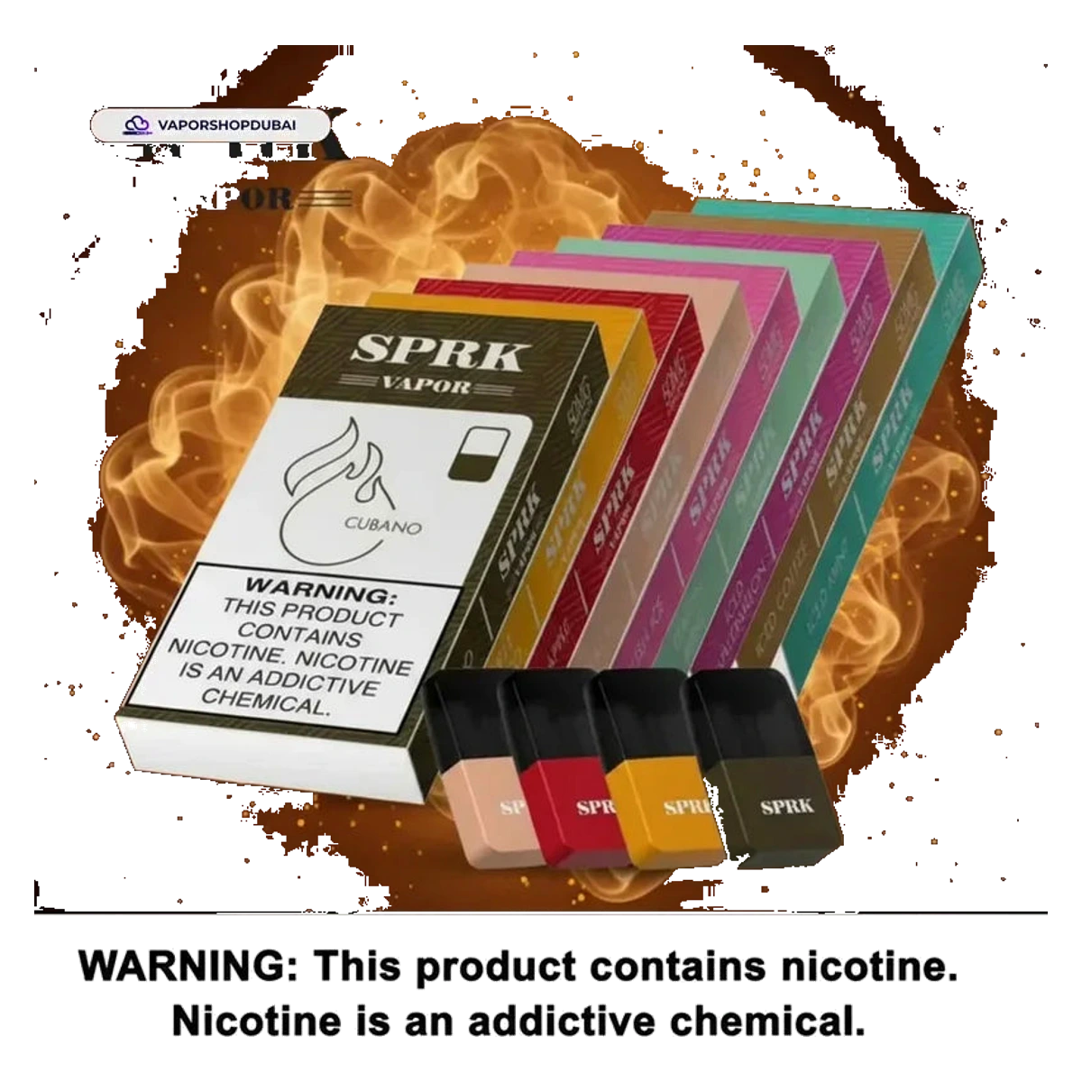 Buy Sprk Vapor V4 Pods (Compatible With Myle V4 Pod System) Uae — AED 35 | Emirates Vapor