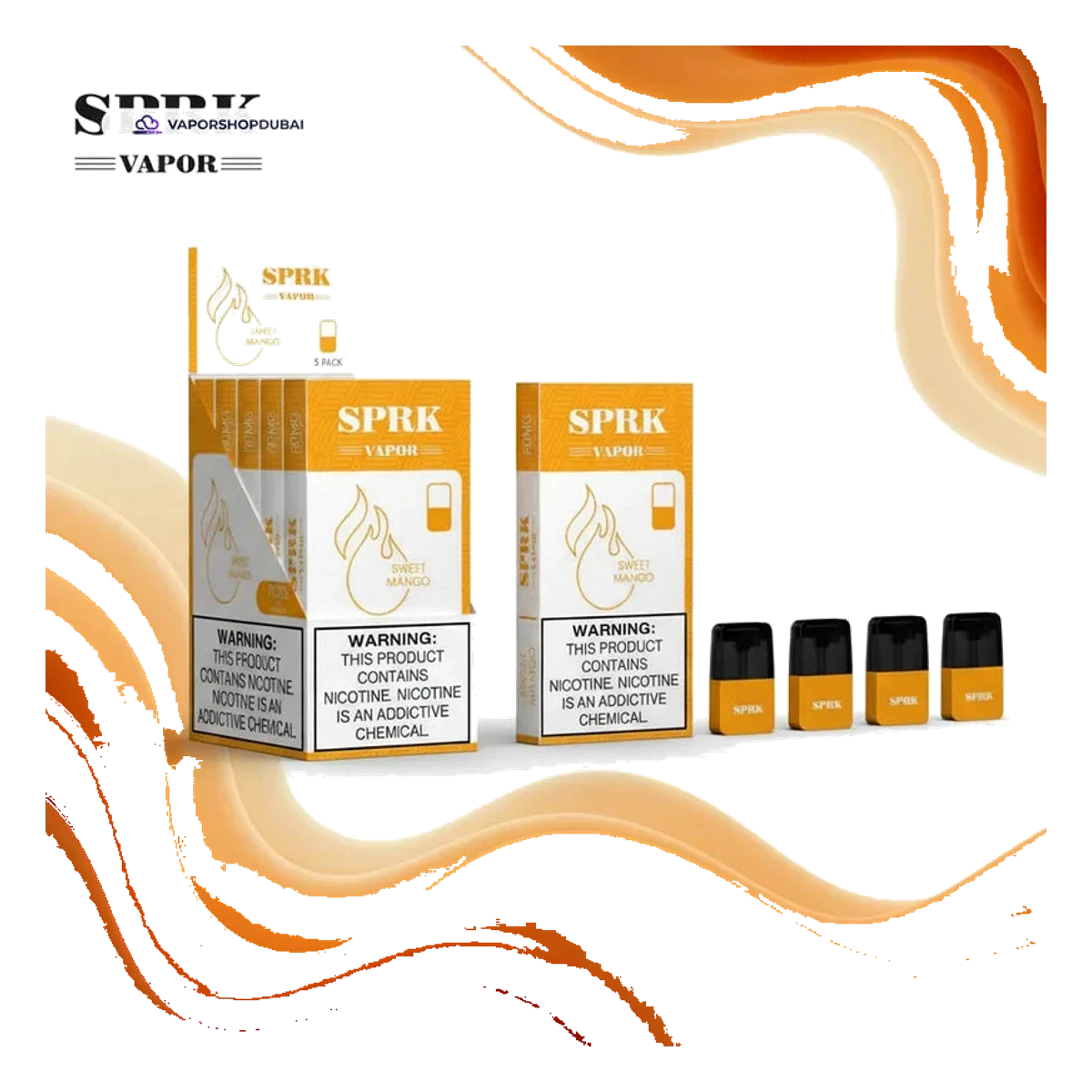 Buy SPRK Vapor V4 Pods (Compatible with MYLE V4 Pod System) UAE